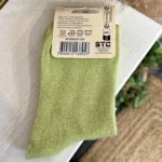 Chaussettes à message pailletées femme - vert-pomme - sans-taille