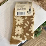 Chaussettes pailletées à message femme taille unique 36-42 - dore - sans-taille