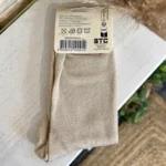Chaussettes à paillettes - beige - sans-taille