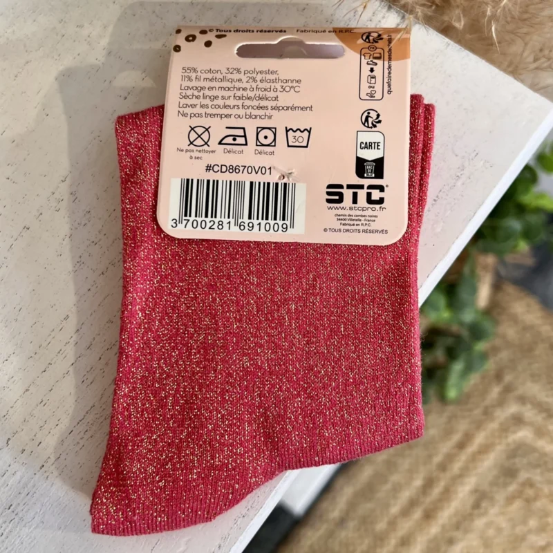 Chaussettes à paillettes - sans-taille