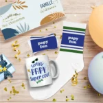 Coffret Mug & Chaussettes - bleu-royal - sans-taille
