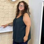 Débardeur bretelles en dentelle (GT) - noir - taille-unique-grande-taille