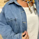 Veste denim légère (T42-T46) - denim - 50