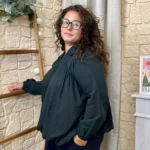 Blouse femme unie taille élastiquée « Jolies Formes » - noir - taille-unique-grande-taille