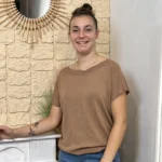 Pull femme col bateau maille fine « Tendance » - camel - taille-unique
