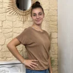 Pull femme col bateau maille fine « Tendance » - camel - taille-unique