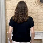 Pull femme col bateau maille fine « Tendance » - noir - taille-unique