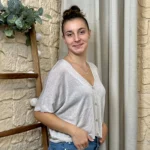 Gilet fin pailleté (TU) - gris - taille-unique