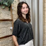 Gilet fin pailleté (TU) - noir - taille-unique