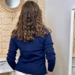 Pull maille fine cintré (TU) - marine - taille-unique