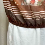 Chemise-bomber femme imprimée à capuche « Tendance » - rouille - taille-unique