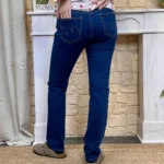 Jean droit push-up strass (T36-T44) - denim-fonce - 50