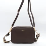 Sac bandoulière Medium multi-poches femme Flora & Co - marron - sans-taille