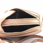Sac bandoulière Medium multi-poches femme Flora & Co - marron - sans-taille
