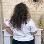 T-shirt femme rayé « Ciao Bella » « Jolies Formes » - vert-bresil - taille-unique-grande-taille