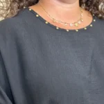 Tunique fluide à clous - noir - taille-unique-grande-taille