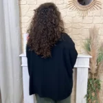 Tunique fluide à clous - noir - taille-unique-grande-taille