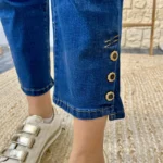 Jean Wide 7/8ème denim foncé (T36-T44) - denim-fonce - 44