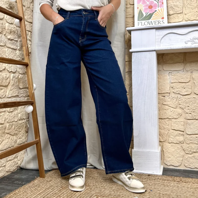 Jean VOGGO Ballon denim foncé
