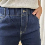 Jean VOGGO Mom Taille Élastique (T36-T44) - brut - 44