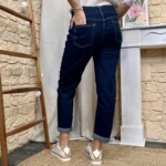 Jean VOGGO Mom Taille Élastique (T36-T44) - brut - 44