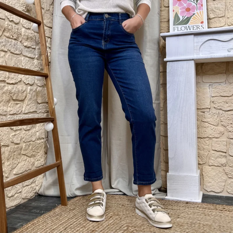 Jean VOGGO Mom 7/8ème denim