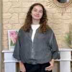 Veste bomber femme zippée délavée « Tendance » - gris - taille-unique