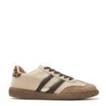 Tennis rétro bicolore femme - beige - 41