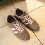 Tennis rétro bicolore femme - taupe - 41