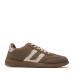 Tennis rétro bicolore femme - taupe - 41