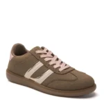 Tennis rétro bicolore femme - taupe - 41