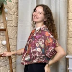 Chemise-bomber femme imprimée à capuche « Tendance » - bordeaux - taille-unique