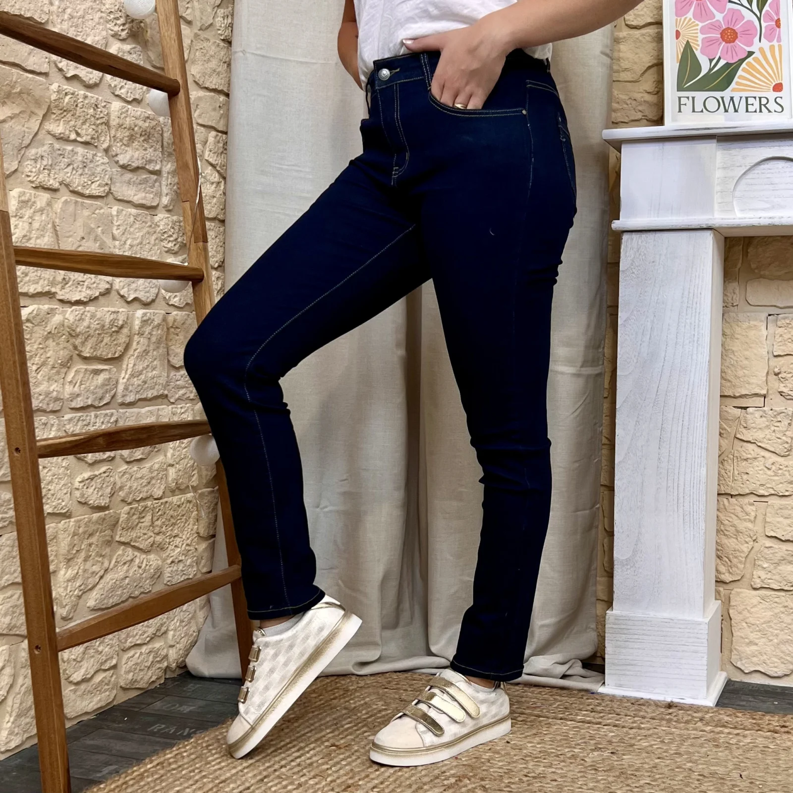 Jean Slim VOGGO brut (T36-T44) - brut - 44