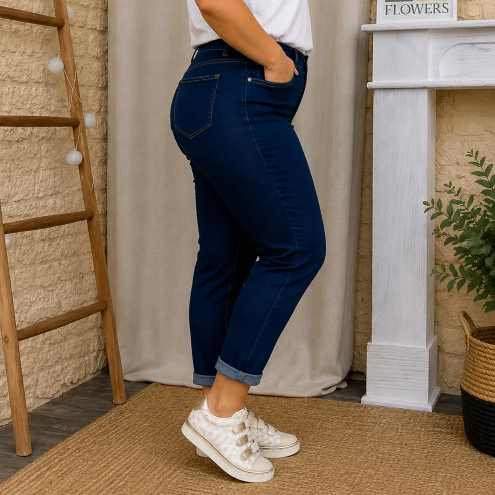 Jean VOGGO 7/8ème denim (T42-T50) - denim - 52