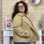 Veste courte à capuche (T44-T52) - beige - 52