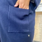 Veste mi-saison femme « Jolies Formes » - marine - taille-unique-grande-taille