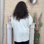 Veste mi-saison femme « Jolies Formes » - ecru - taille-unique-grande-taille