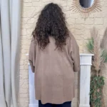 Veste mi-saison femme « Jolies Formes » - camel - taille-unique-grande-taille