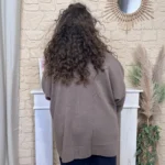 Veste mi-saison femme « Jolies Formes » - taupe - taille-unique-grande-taille