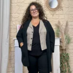 Veste mi-saison femme « Jolies Formes » - noir - taille-unique-grande-taille