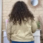 Veste en suédine Maëlle (T42 -T50) - beige - 50