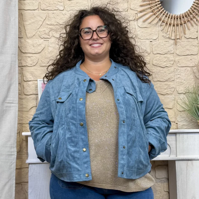 Veste en suédine Maëlle (T42 -T50)