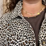 Veste côtelée léopard (T42-T46) - taupe - 46
