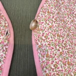 Gilet matelassé fleuri rose (T42-T46) - rose - 46