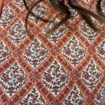 Veste femme matelassée imprimé losanges « Jolies Formes » T42-T46 - rouille - 46