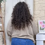 Pull femme fin pailleté col V « Jolies Formes » - camel - taille-unique-grande-taille