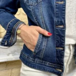 Veste en jean VOGGO femme - denim-fonce - 44