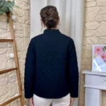 Veste matelassée 100% coton - noir - 38