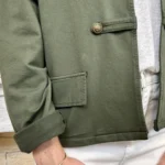 Veste officier femme boutons dorés « Tendance » - kaki - taille-unique
