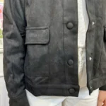 Veste femme en suédine MAËLLE - noir - 38